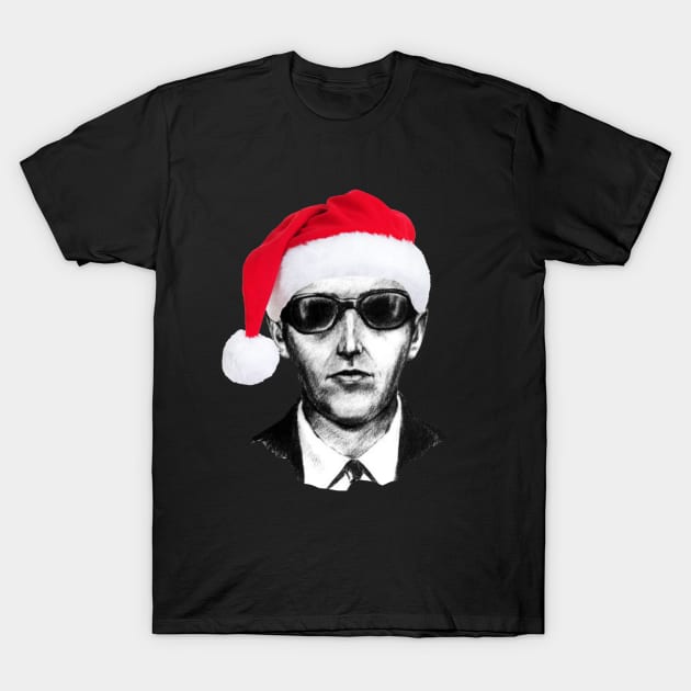 DB Cooper Christmas Design T-Shirt by Museflash